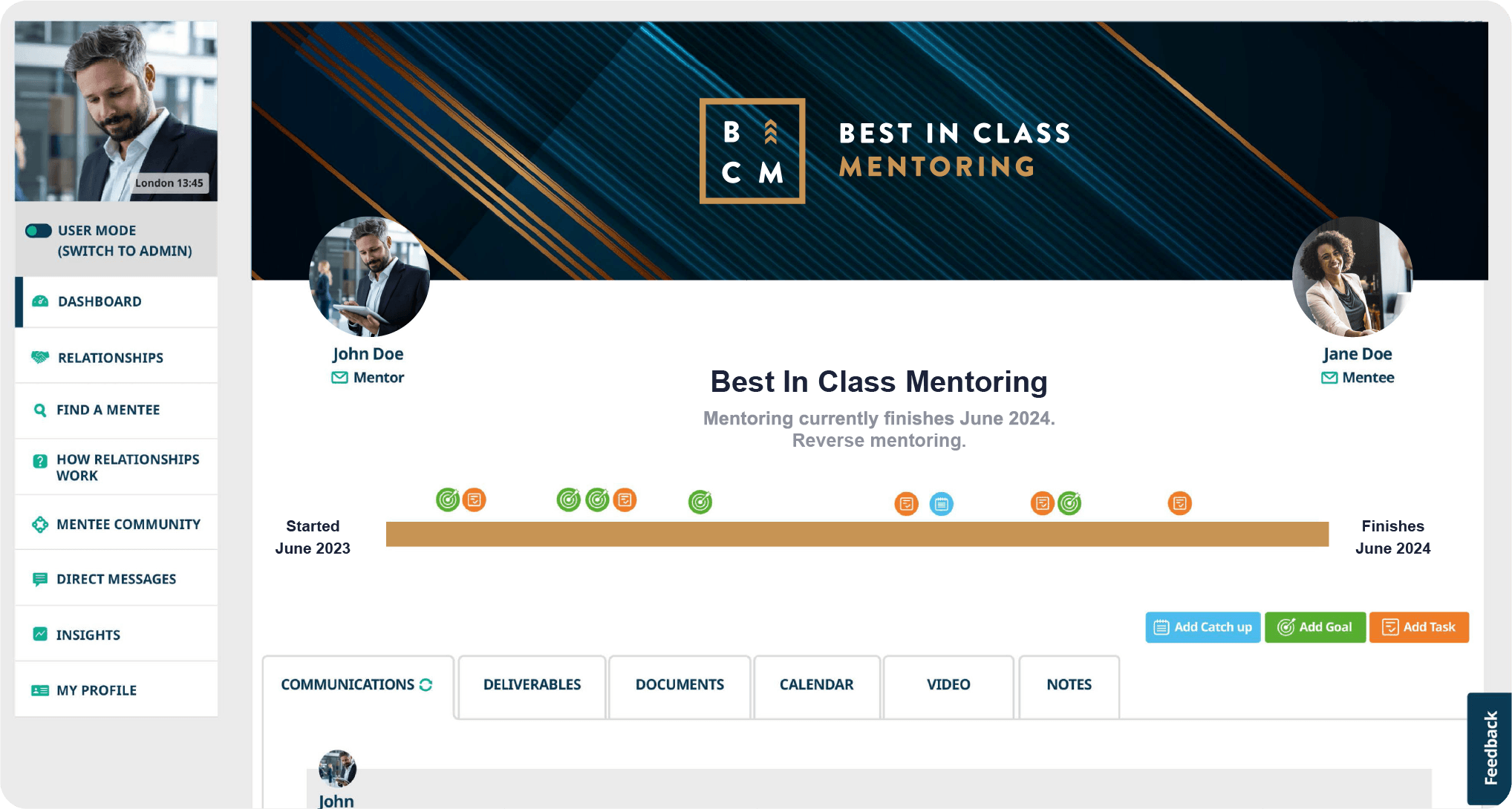 mentoring software platform